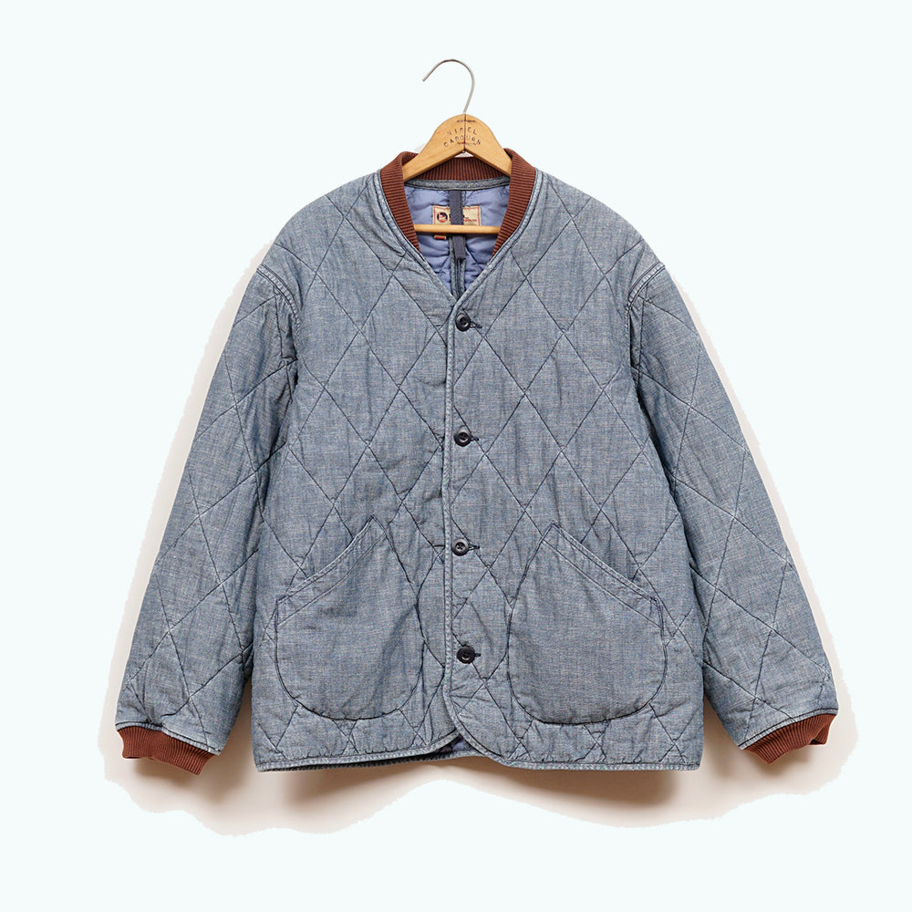 Nigel Cabourn Lybro Japanese Indigo Chambray Liner Jacket – Rivet