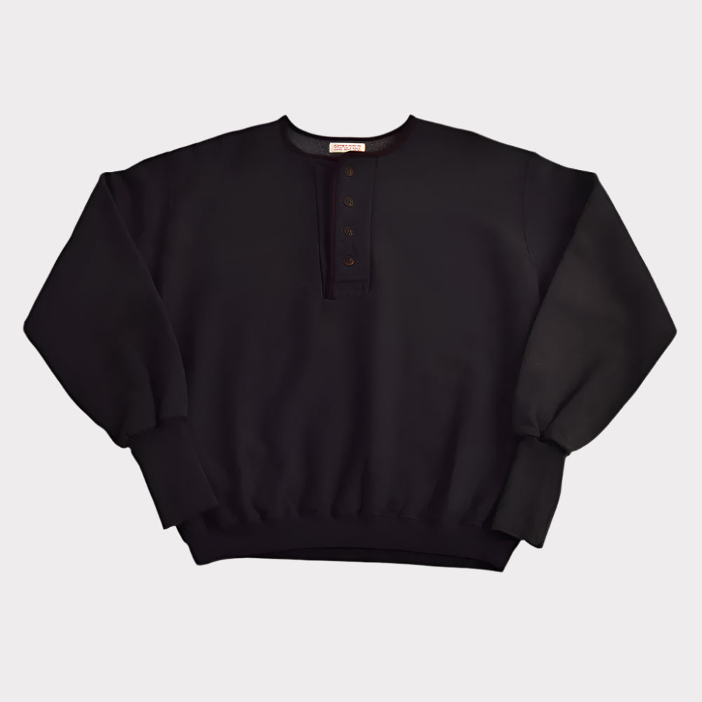 Gypsy & Sons Black Sweatshirt Henley – Rivet Clothing Store