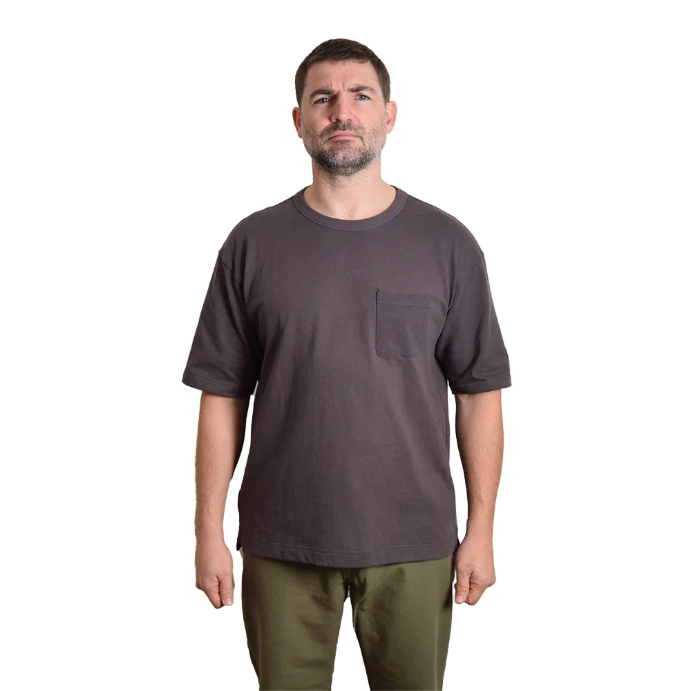 Bronson Dark Grey 9.8oz Heavyweight Classic Pocket Tee – Rivet