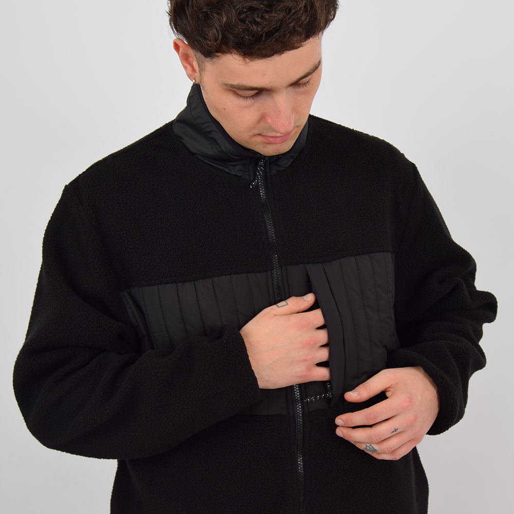 Black fleece jacket hotsell