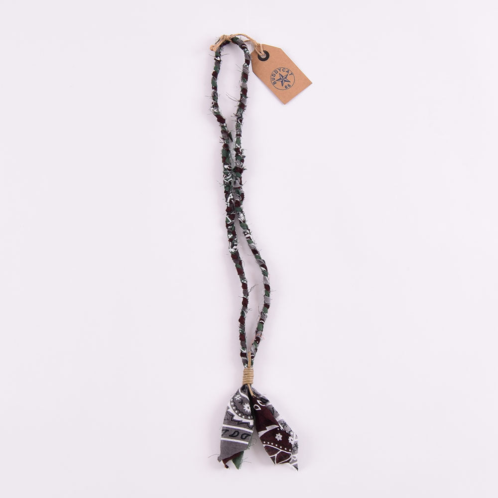 小物 vacant archive dyed bandana keyring DYED BANDANA KEYRING GREEN - vacantarchive