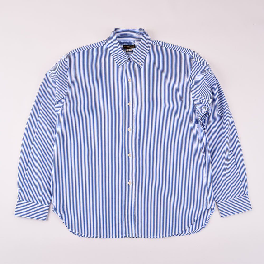 Workware Heritage Blue & White Striped Pocket Shirt – Rivet