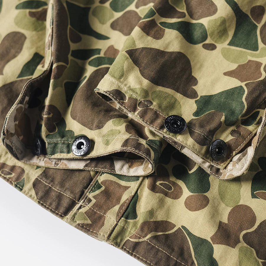 Bronson 1944 USMC Type P-44 Duck Hunter Camouflage HBT Jacket