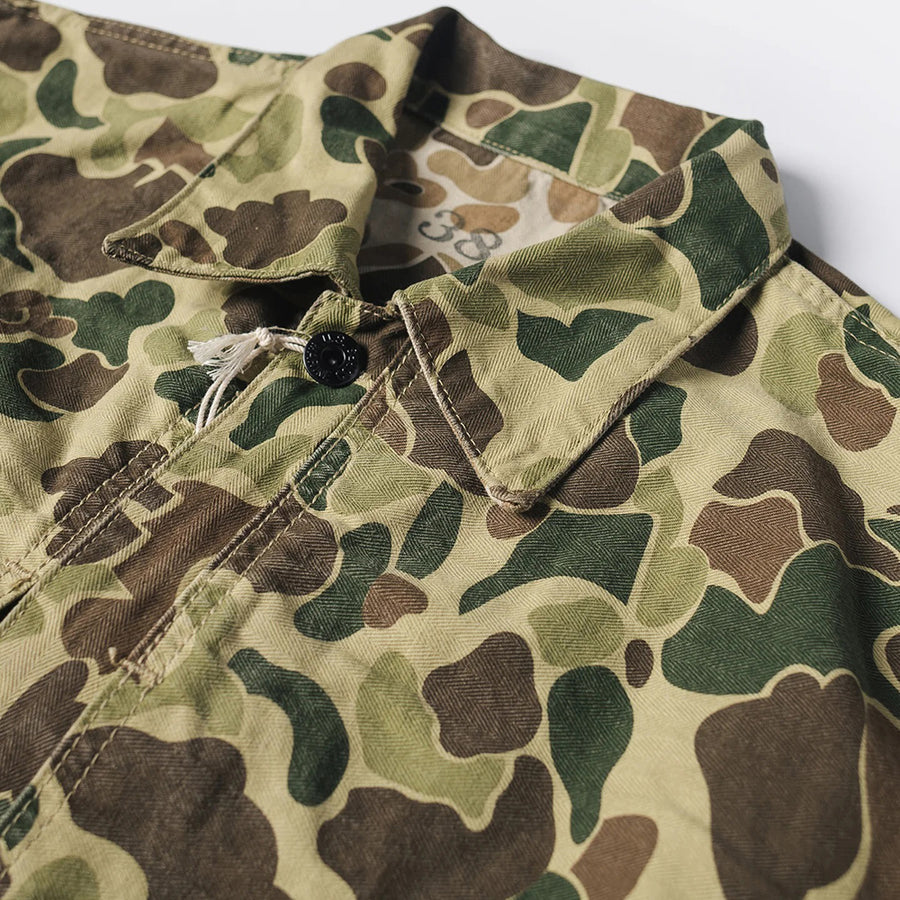 Bronson 1944 USMC Type P-44 Duck Hunter Camouflage HBT Jacket