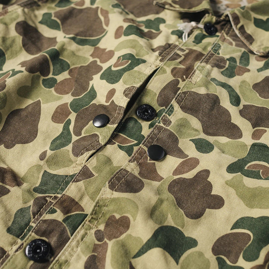 Bronson 1944 USMC Type P-44 Duck Hunter Camouflage HBT Jacket