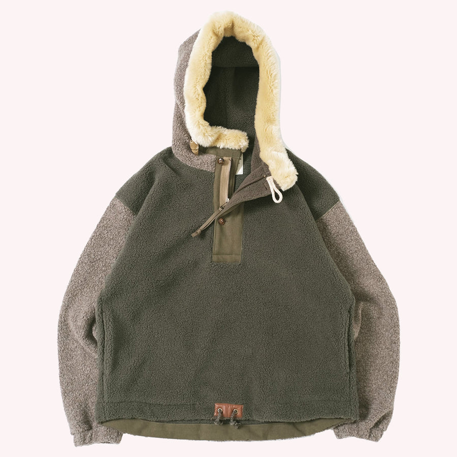 Gypsy & Sons Khaki M-43 Sheep Pile JK Parka