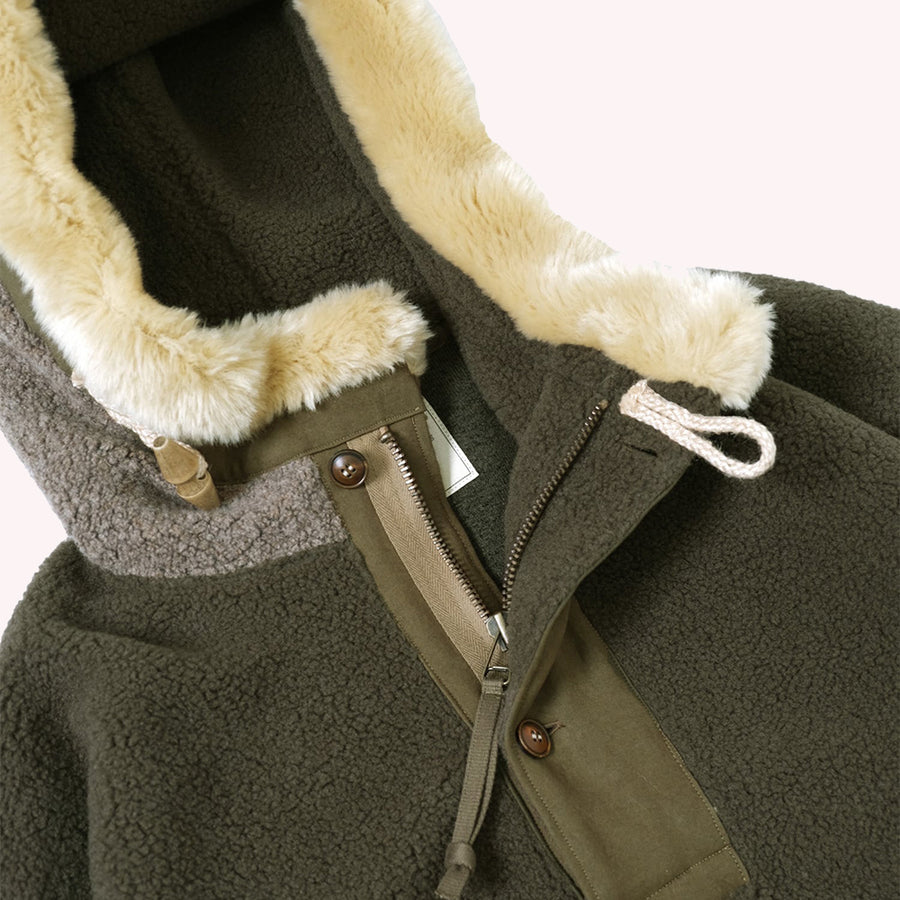 Gypsy & Sons Khaki M-43 Sheep Pile JK Parka