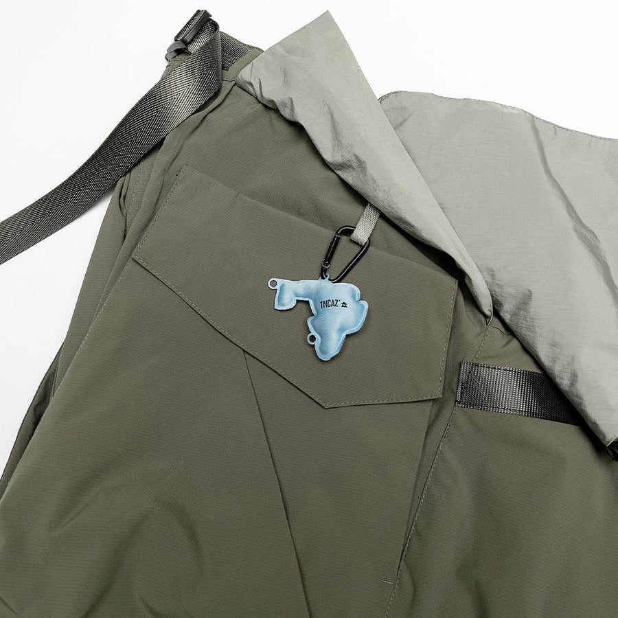 TMCAZ Moss Grey Multi Pocket RX4 Hiking Pants