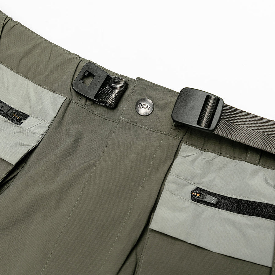TMCAZ Moss Grey Multi Pocket RX4 Hiking Pants