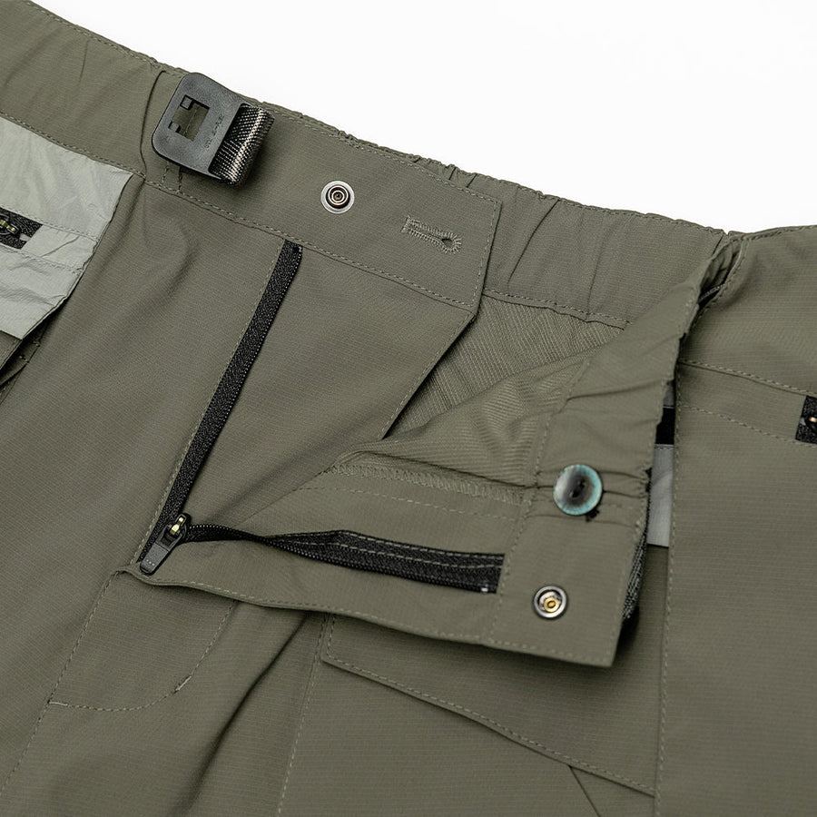 TMCAZ Moss Grey Multi Pocket RX4 Hiking Pants