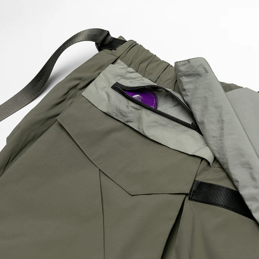 TMCAZ Moss Grey Multi Pocket RX4 Hiking Pants