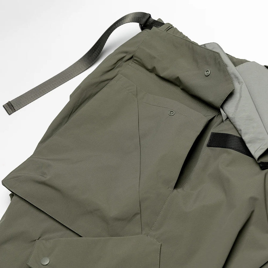 TMCAZ Moss Grey Multi Pocket RX4 Hiking Pants