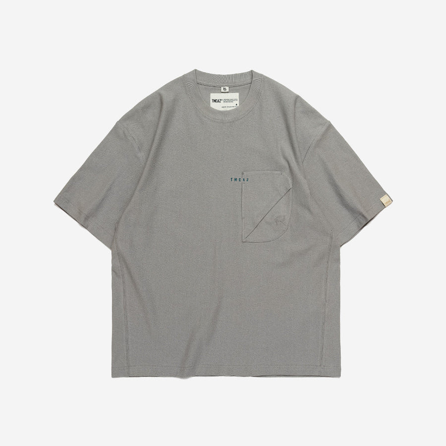 TMCAZ Stone Grey Short Sleeve 3-D Dual Pocket Tee