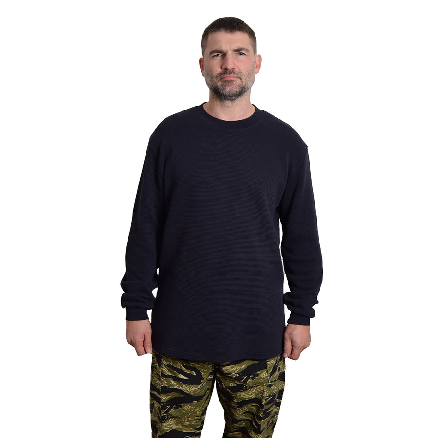 Kestin Naval Navy Waffle Humbie Sweatshirt