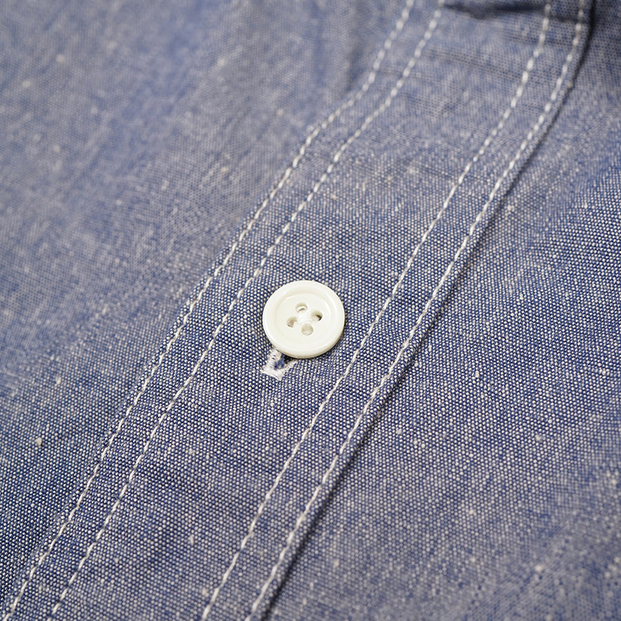 Nigel Cabourn Lybro Japanese Chambray Work Shirt (Pre-Order)