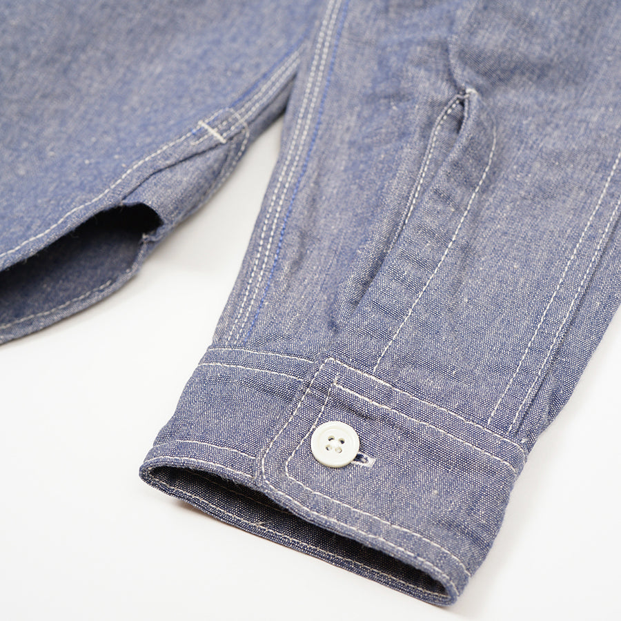 Nigel Cabourn Lybro Japanese Chambray Work Shirt (Pre-Order)