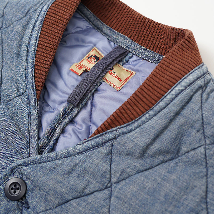 Nigel Cabourn Lybro Japanese Indigo Chambray Liner Jacket