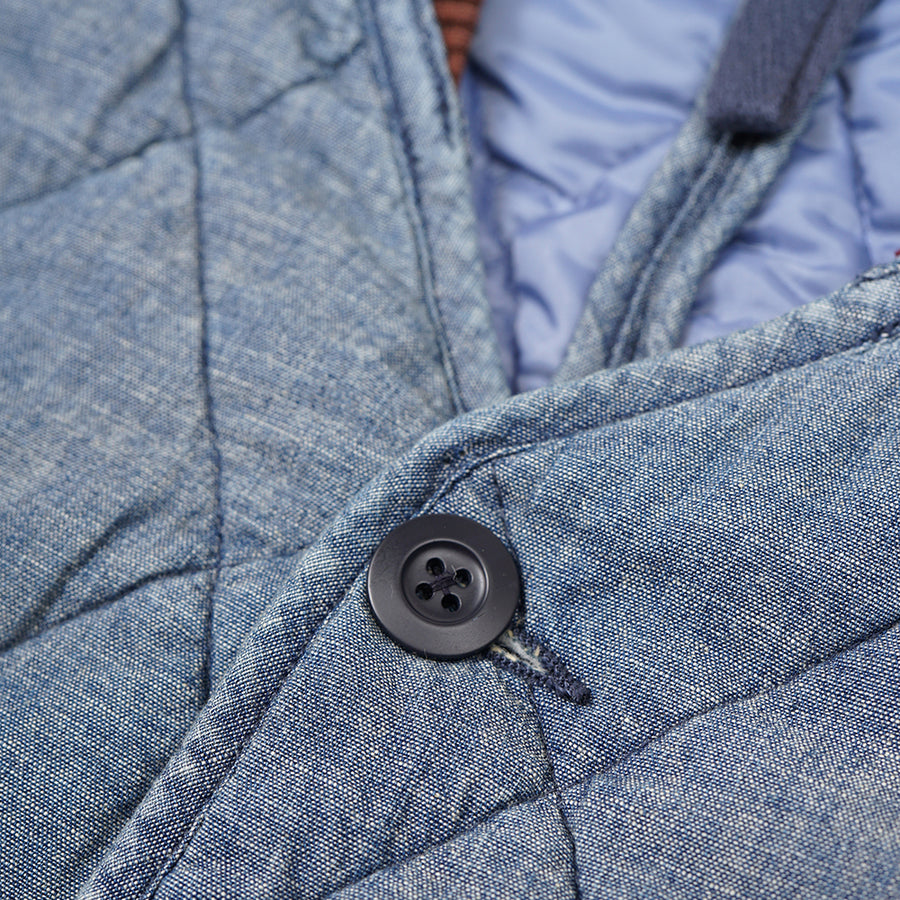 Nigel Cabourn Lybro Japanese Indigo Chambray Liner Jacket