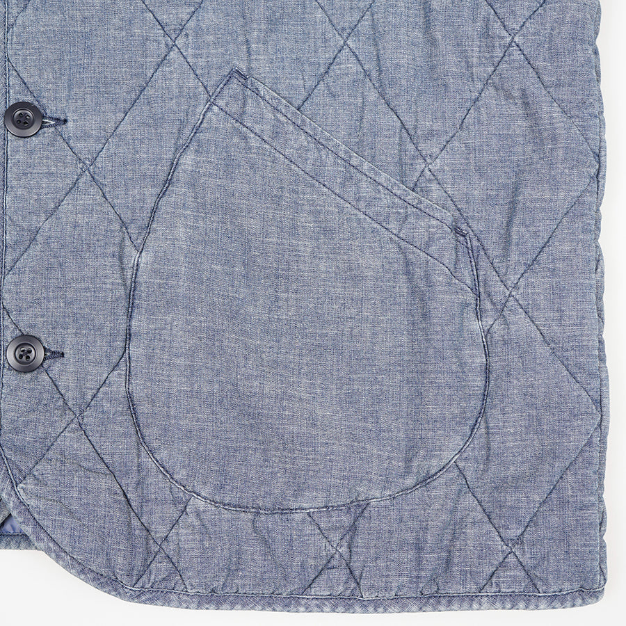 Nigel Cabourn Lybro Japanese Indigo Chambray Liner Jacket