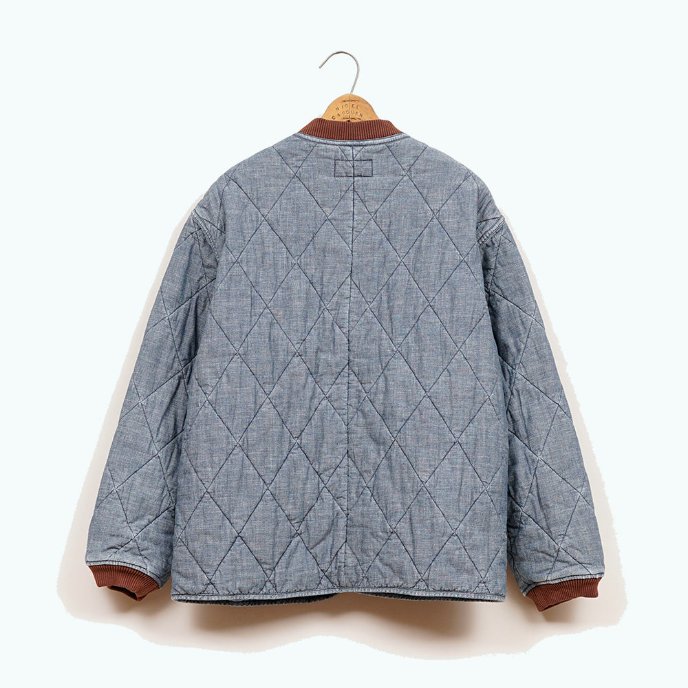 Nigel Cabourn Lybro Japanese Indigo Chambray Liner Jacket – Rivet