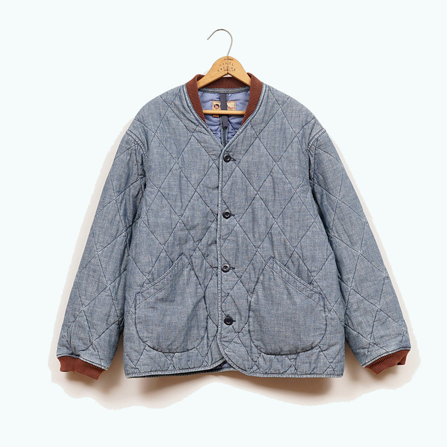 Nigel Cabourn Lybro Japanese Indigo Chambray Liner Jacket