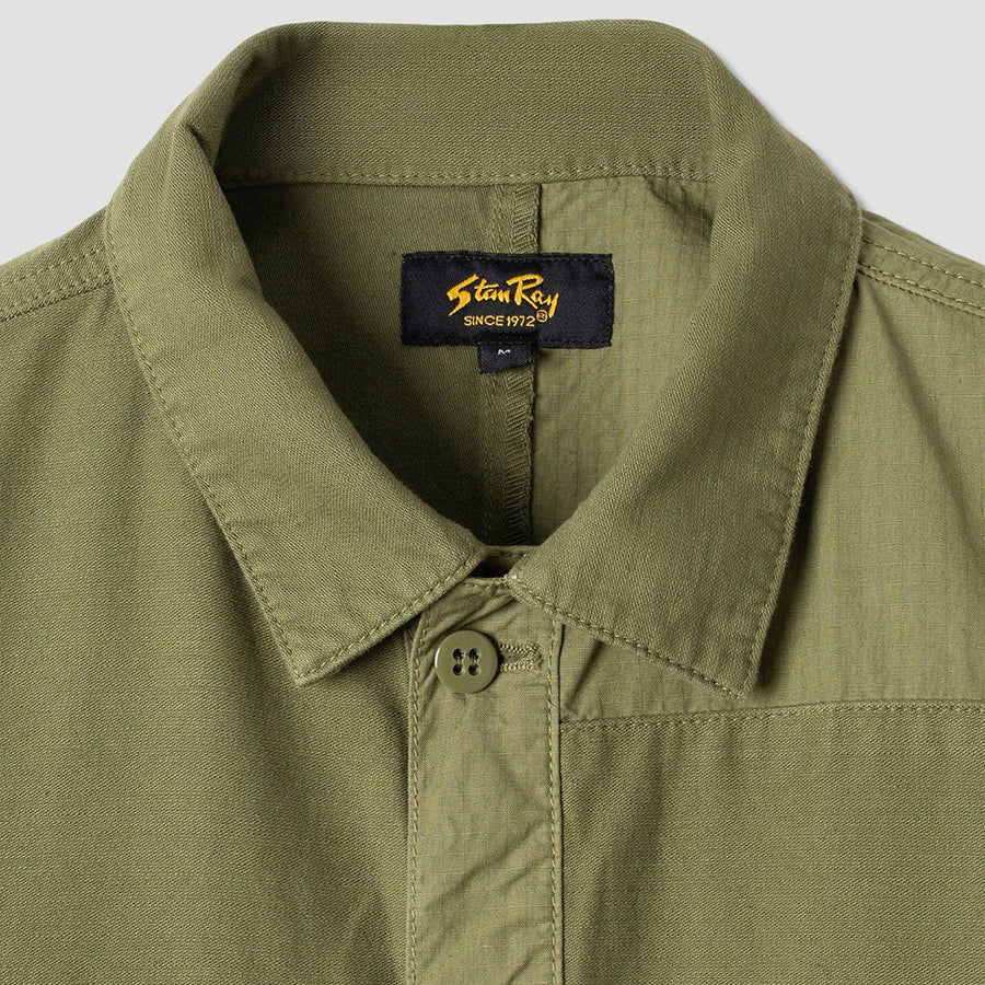 Stan Ray Olive Cotton Ripstop Poplin Mix CPO Shirt