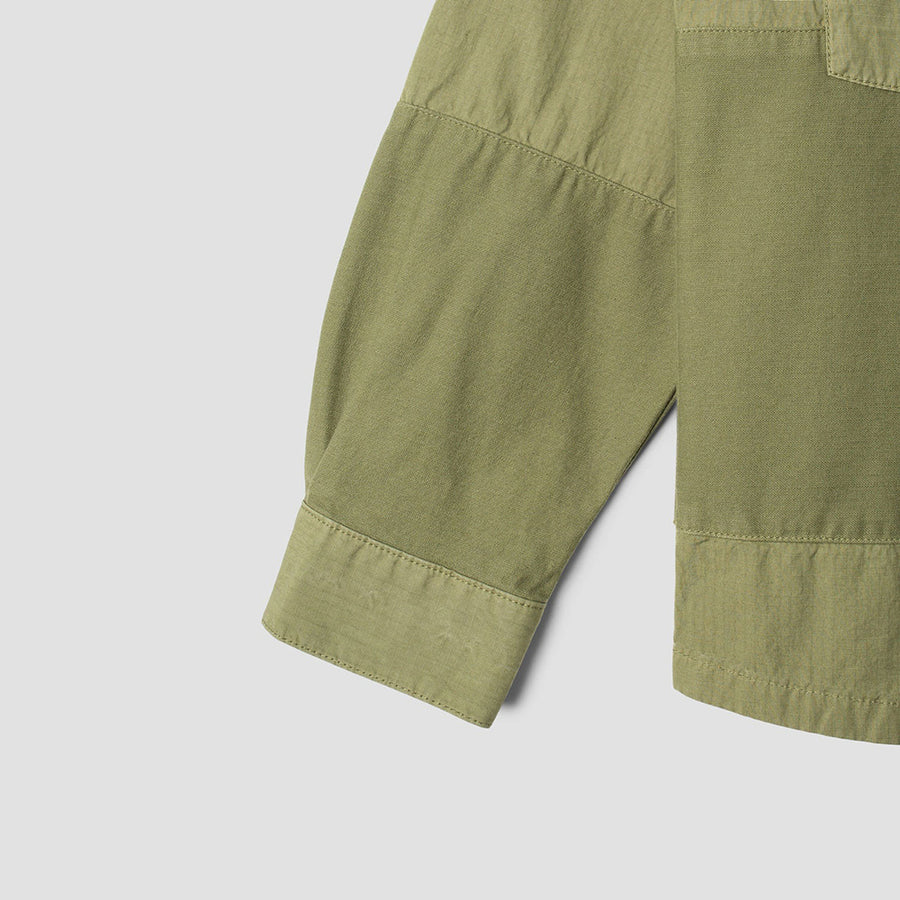 Stan Ray Olive Cotton Ripstop Poplin Mix CPO Shirt