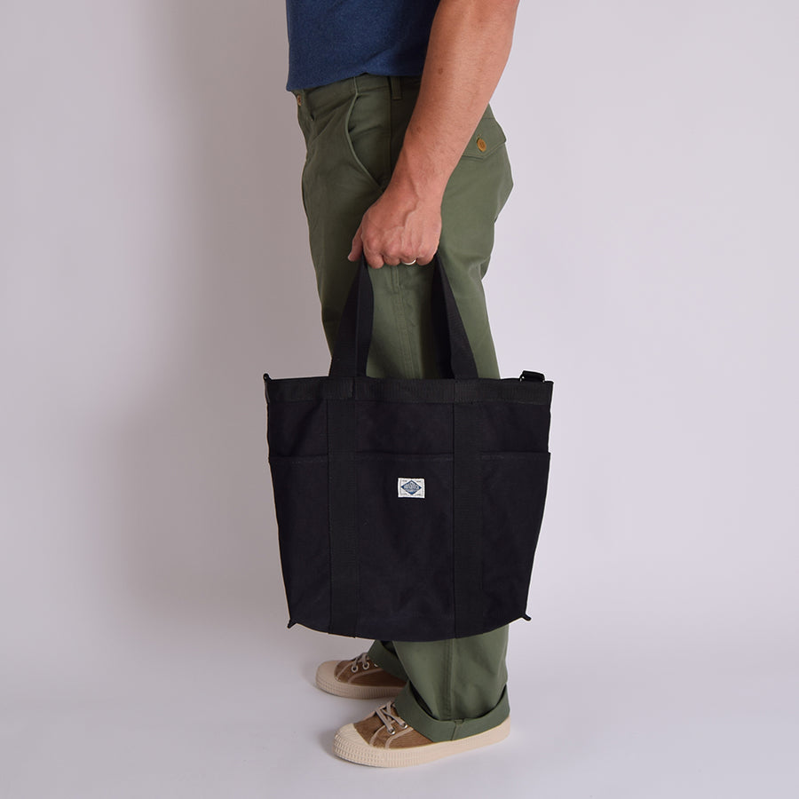 Bronson Black Canvas Tote Bag