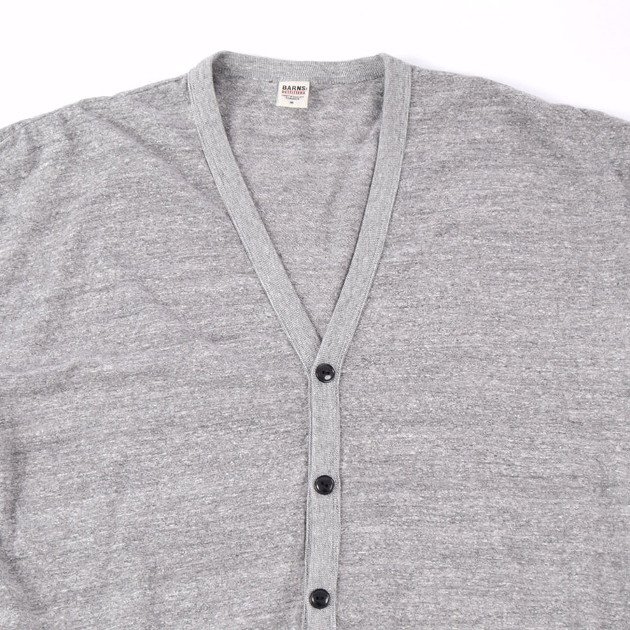 Barns Outfitters Grey Loopwheel Jersey Knit Cardigan