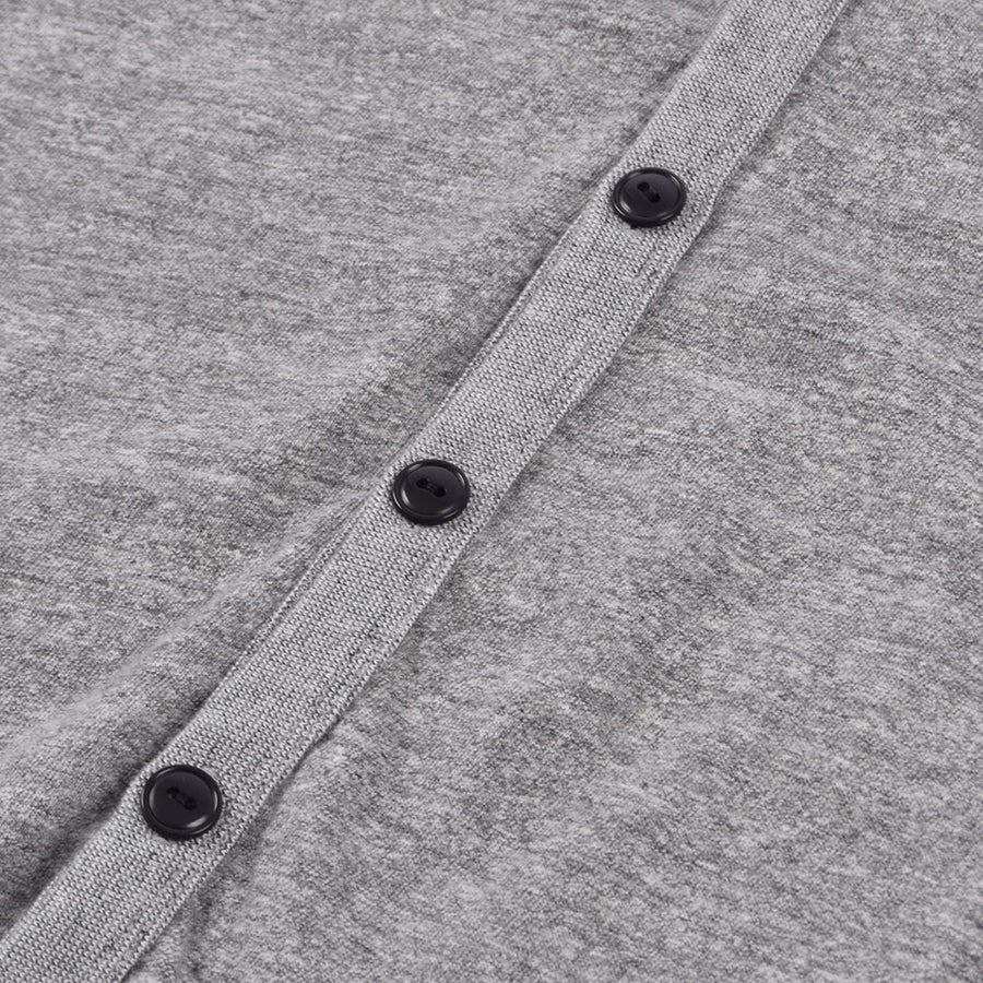 Barns Outfitters Grey Loopwheel Jersey Knit Cardigan