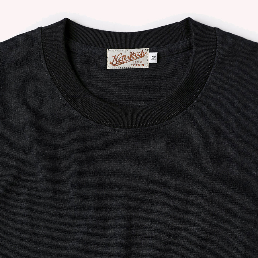 Bronson Black 9oz Heavyweight US Cotton Tubular Tee