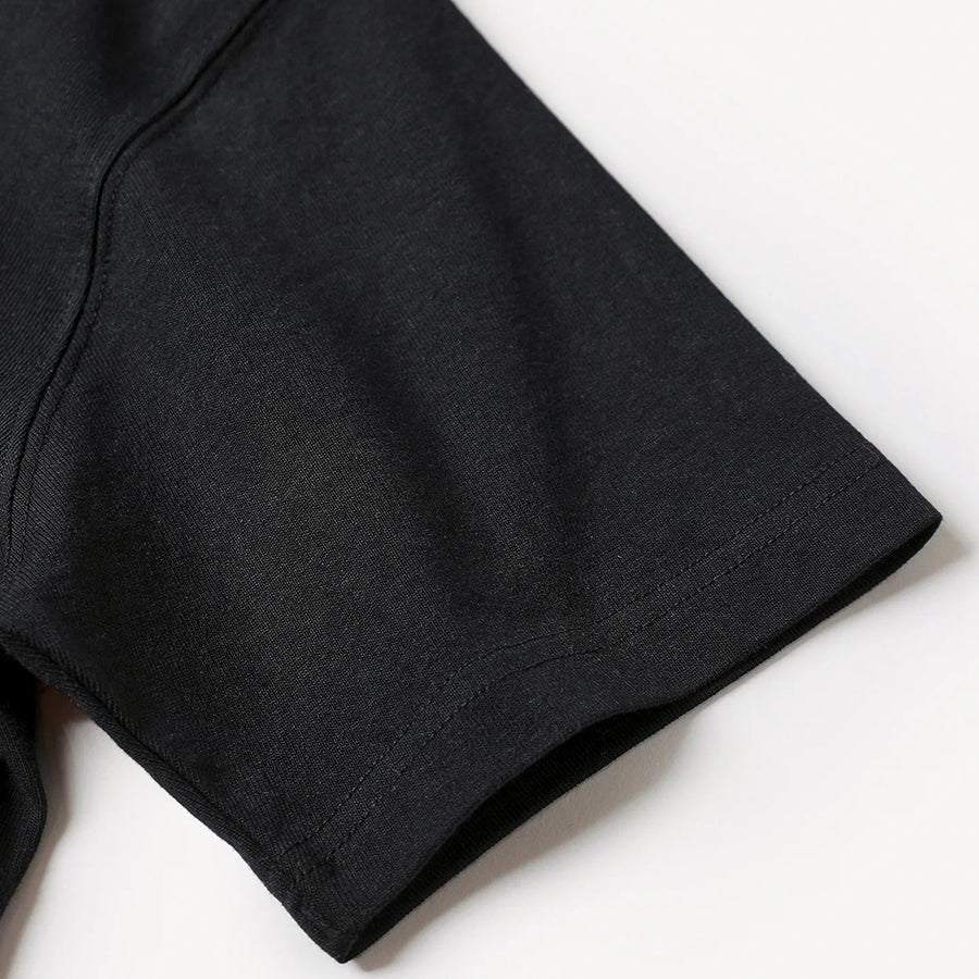 Bronson Black 9oz Heavyweight US Cotton Tubular Tee