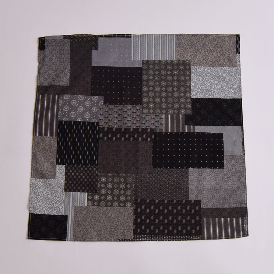 Gypsy & Sons Black Patchwork Bandana Scarf