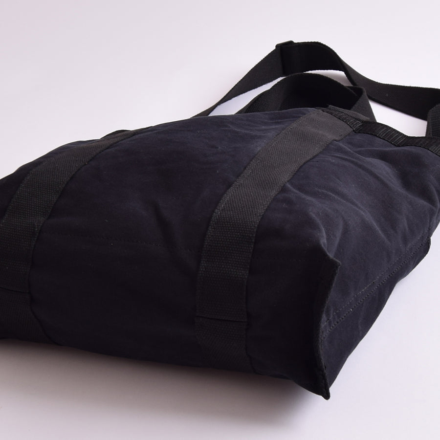 Bronson Black Canvas Tote Bag