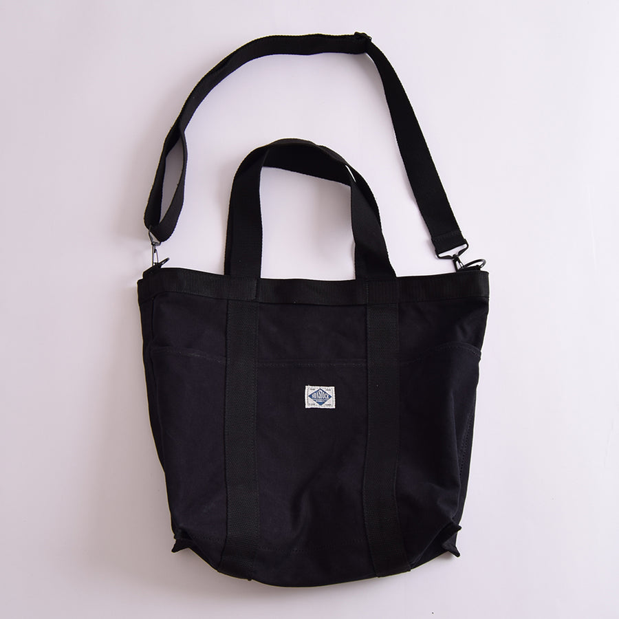 Bronson Black Canvas Tote Bag