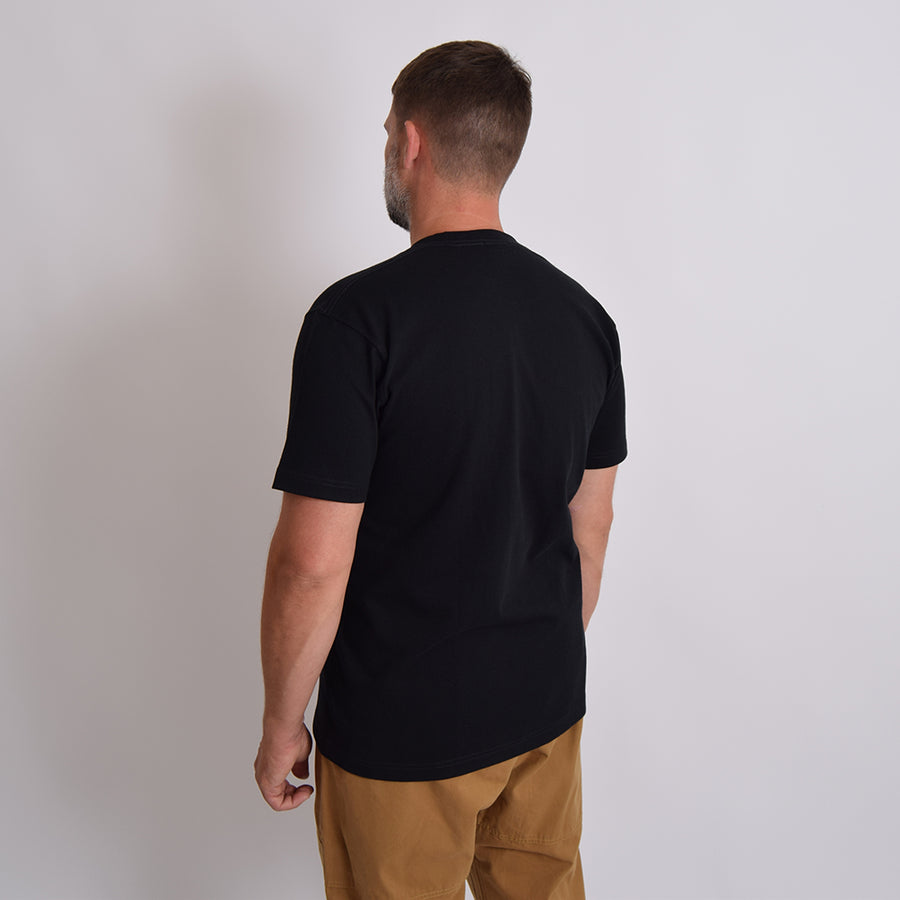 Bronson Black 9oz Heavyweight US Cotton Tubular Tee