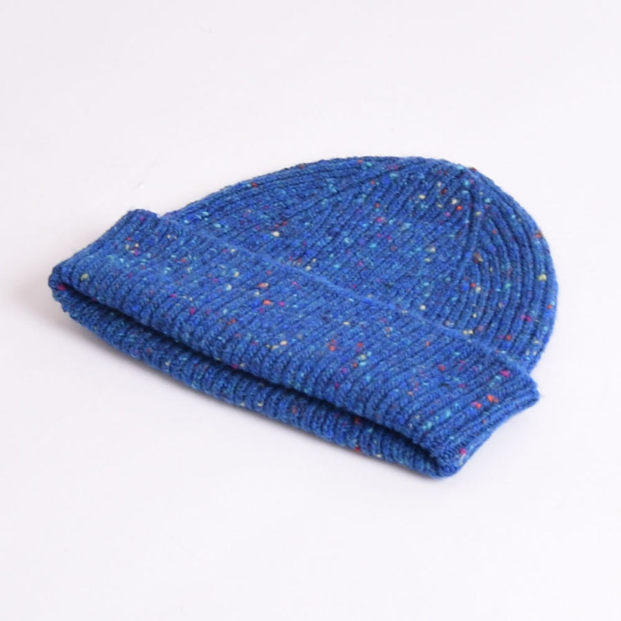 Uskees Ultra Blue Speckled Donegal Wool Hat