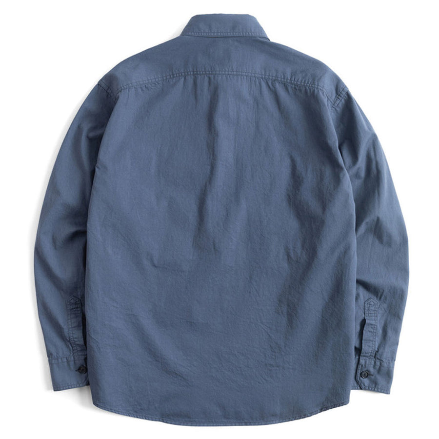 Wildbricks Blue Military Pullover Shirt