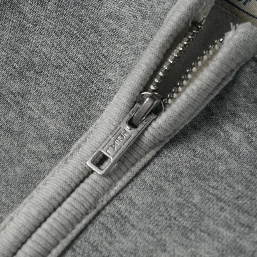 Bronson Grey Half Zip 20.5oz Heavyweight Fleece Sweatshirt