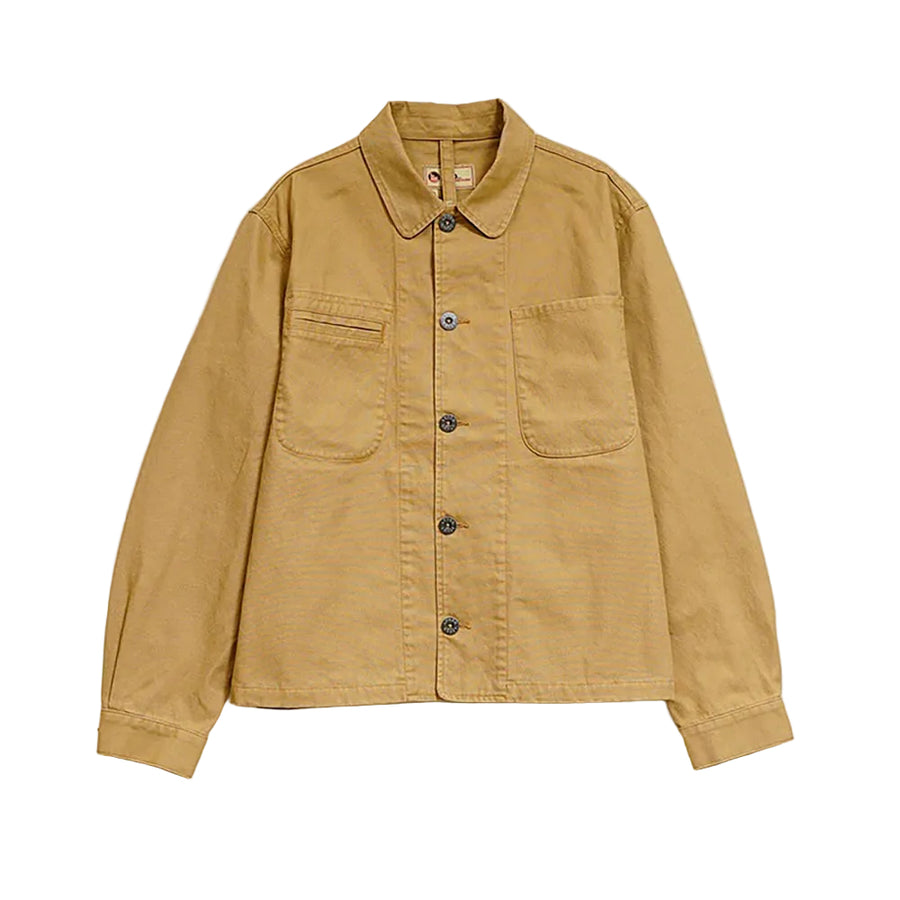 Nigel Cabourn Lybro Camel Short Angled Duck Canvas Jacket – Rivet