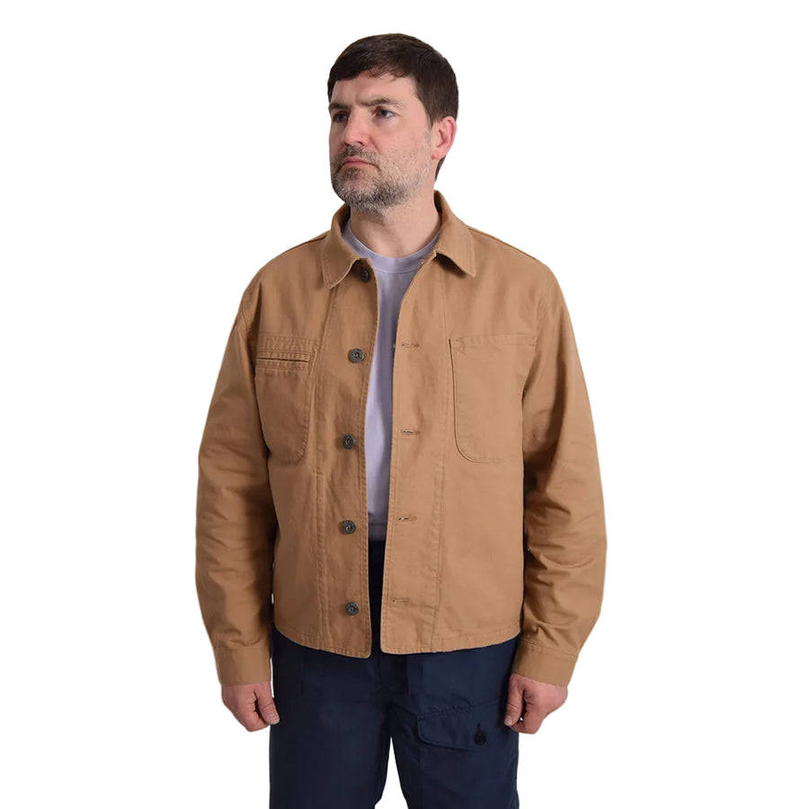 Nigel Cabourn Lybro Camel Short Angled Duck Canvas Jacket – Rivet