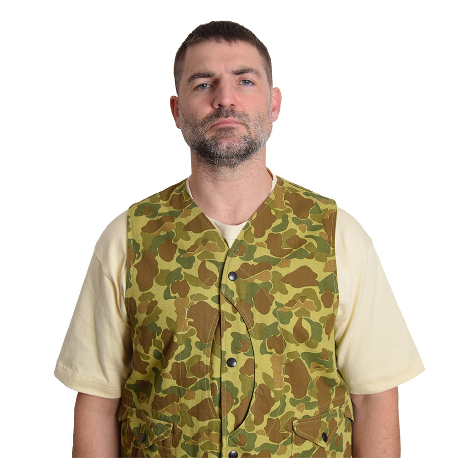 Bronson Duck Hunter Camouflage Herringbone Twill Assault Vest