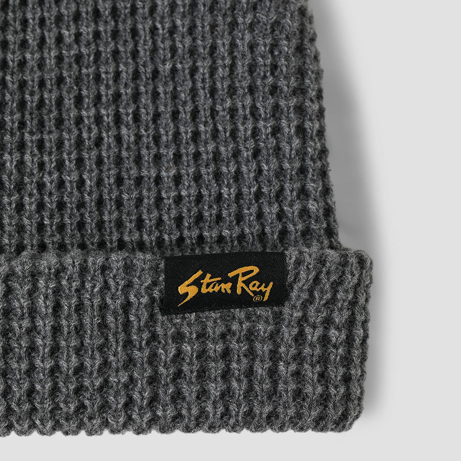 Stan Ray Charcoal Waffle Knit Beanie