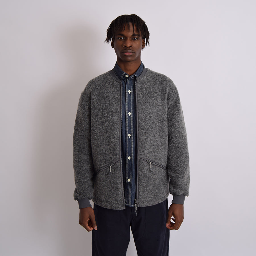 Kestin Grey Wool Dreghorn British Army Fleece