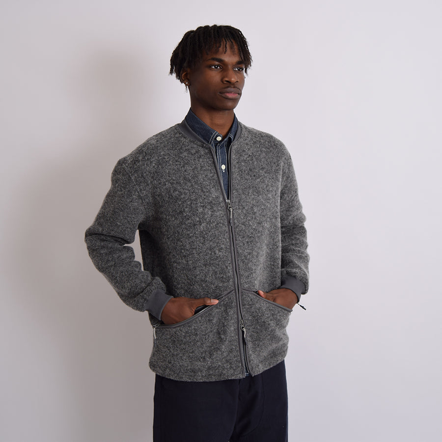 Kestin Grey Wool Dreghorn British Army Fleece