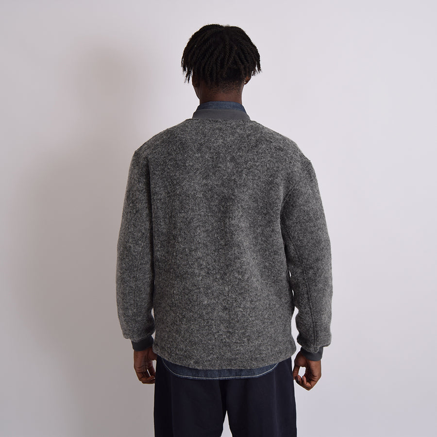 Kestin Grey Wool Dreghorn British Army Fleece