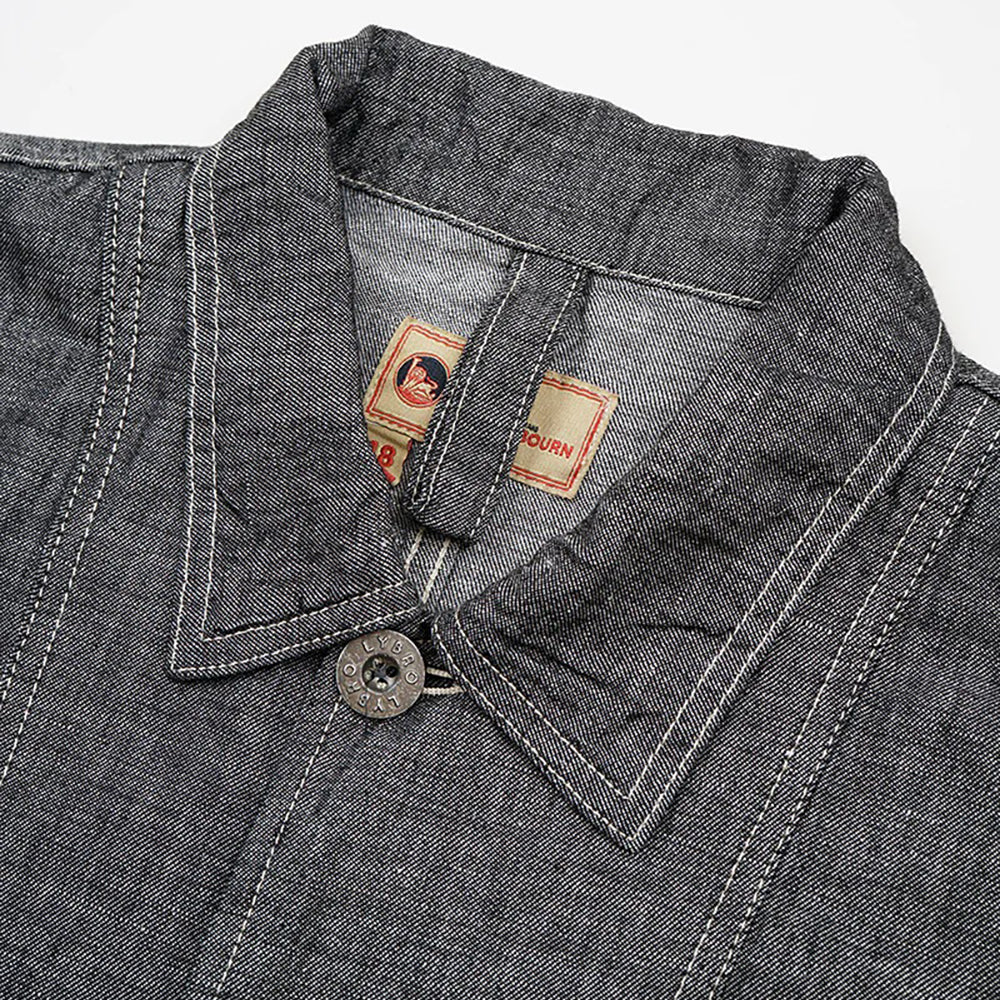 Nigel Cabourn Lybro Linen Denim Chore Jacket – Rivet Clothing Store