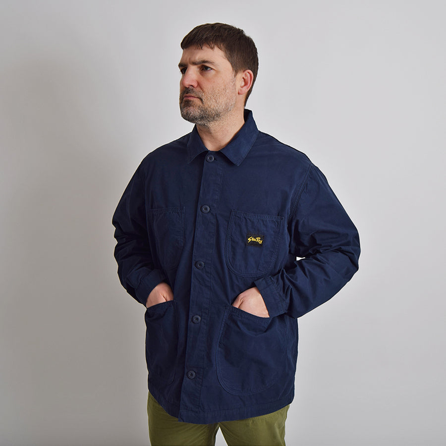 Stan Ray Navy Poplin Cotton Coverall