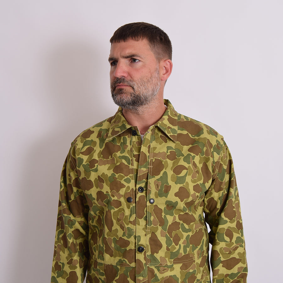 Bronson 1944 USMC Type P-44 Duck Hunter Camouflage HBT Jacket