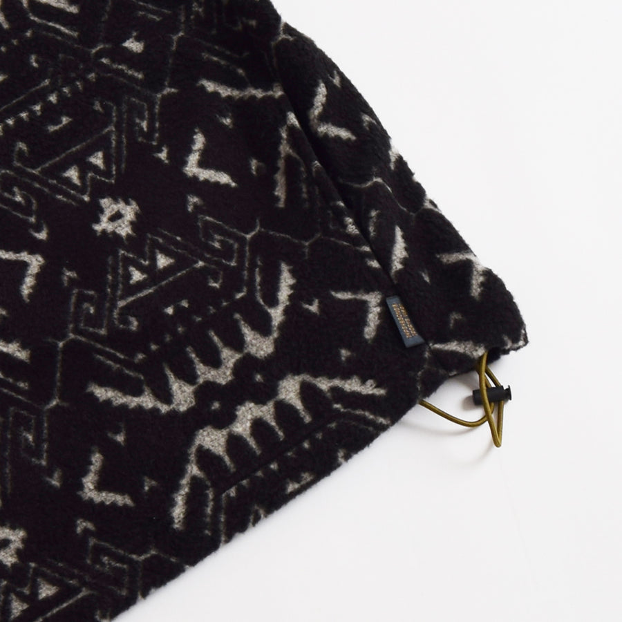 Gypsy & Sons Black Jacquard Snap Fleece